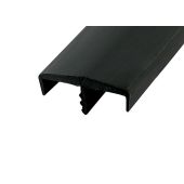 13/16" Black T-Molding, with Lip