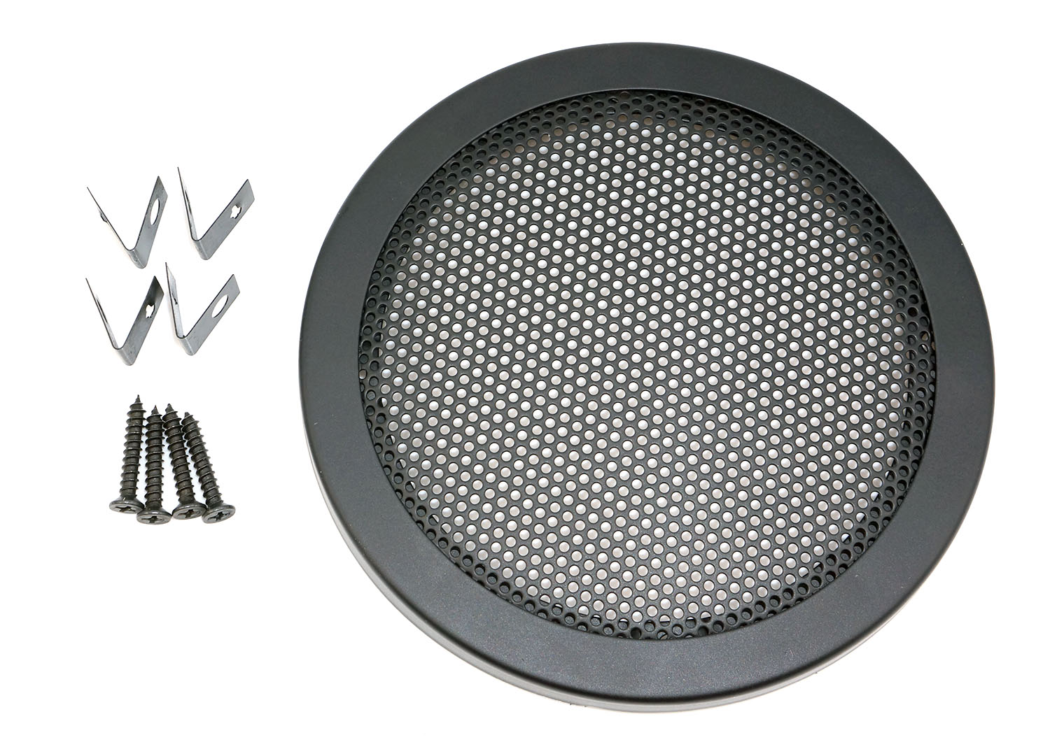 Details about   New DIY 2pcs 3" Speaker Decorative Circle Trim with Black Protective Grille Mesh 