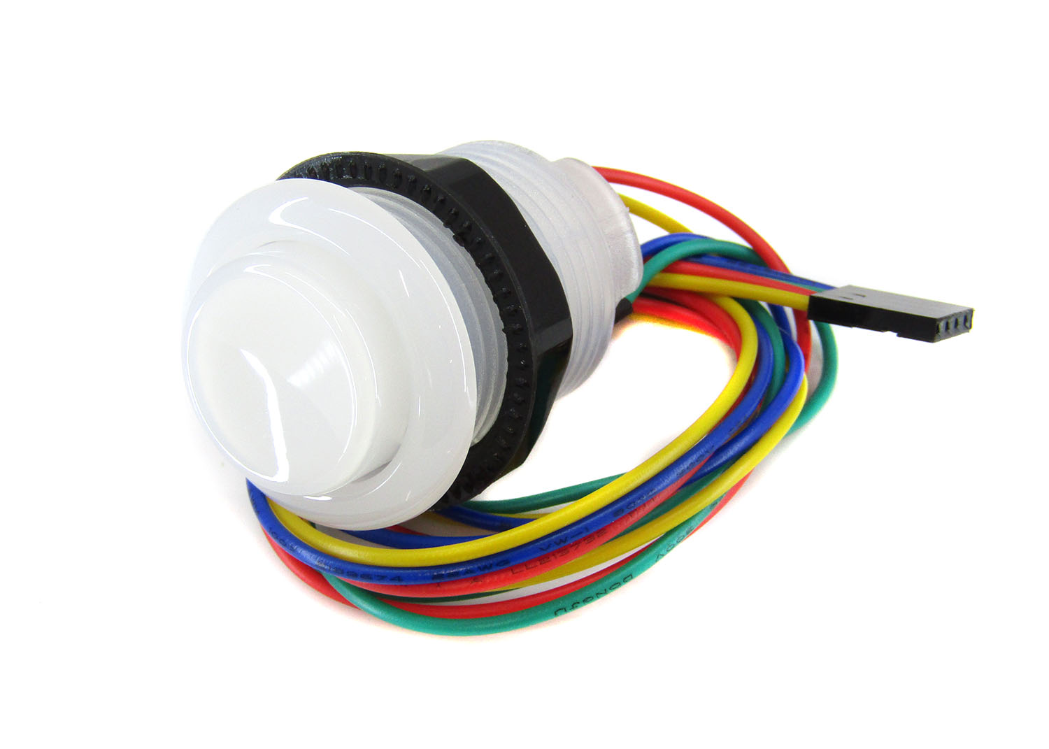 Ultimarc Goldleaf Concave Pushbutton Milky White RGB Illuminated