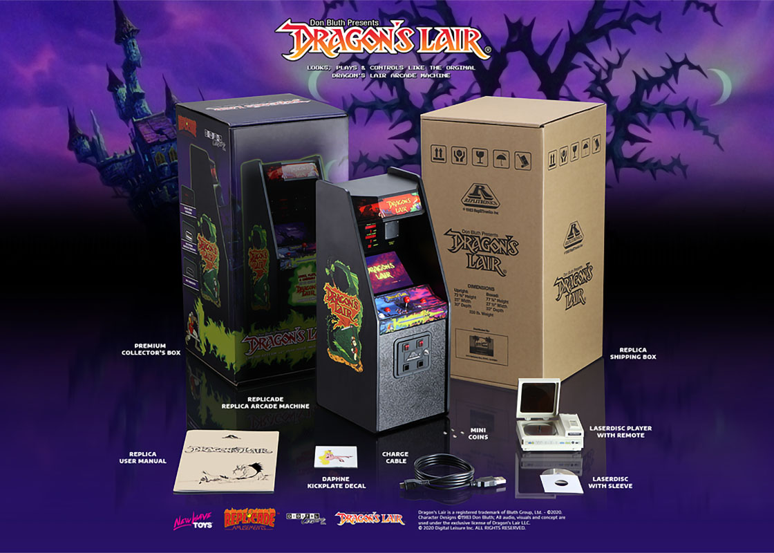 Replicade Dragon S Lair Arcade Game Replicade Dragon S Lair Arcade Game