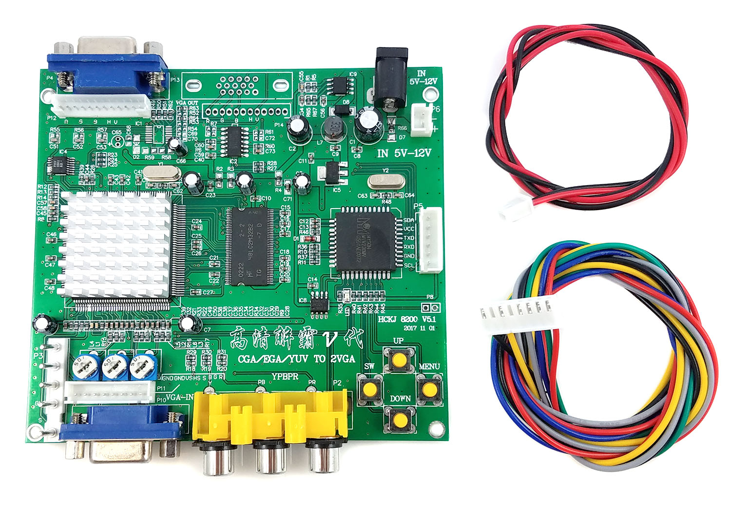 OSSC et OSSC pro (Open Source Scan Converter) - Page 20 Arcade-cga-ega-yuv-rgb-to-vga-video-converter-board