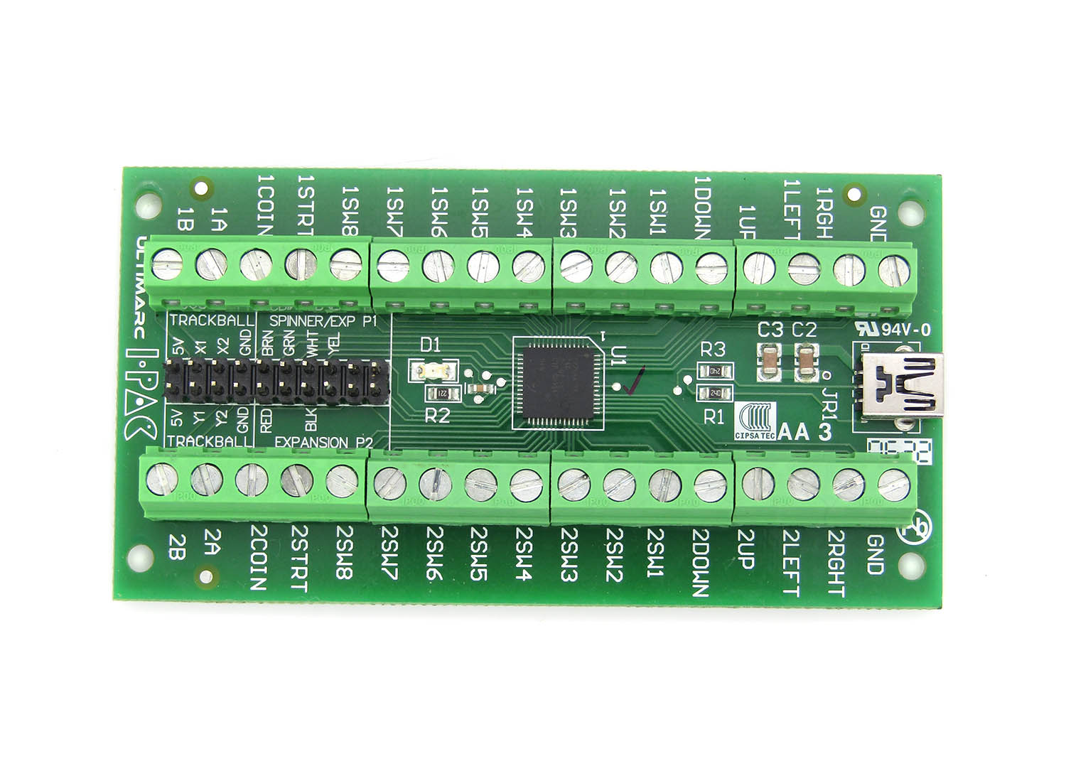 IPAC2 controller with USB cable NEWEST VERSION US SHIPPER from Ultimarc,!!!!