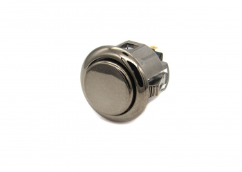 sanwa-snap-in-button-metallic-gun-metal-OBSJ-24-GM