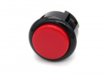 sanwa-snap-in-button-red-with-black-bezel-OBSF-30-KR