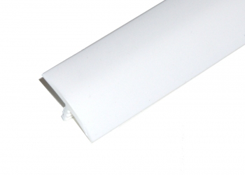 1 Inch White T-Molding