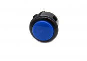 sanwa-snap-in-button-royal-blue-with-black-bezel-OBSF-24-KMB