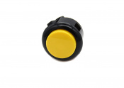 sanwa-snap-in-button-yellow-with-black-bezel-OBSF-24-KY