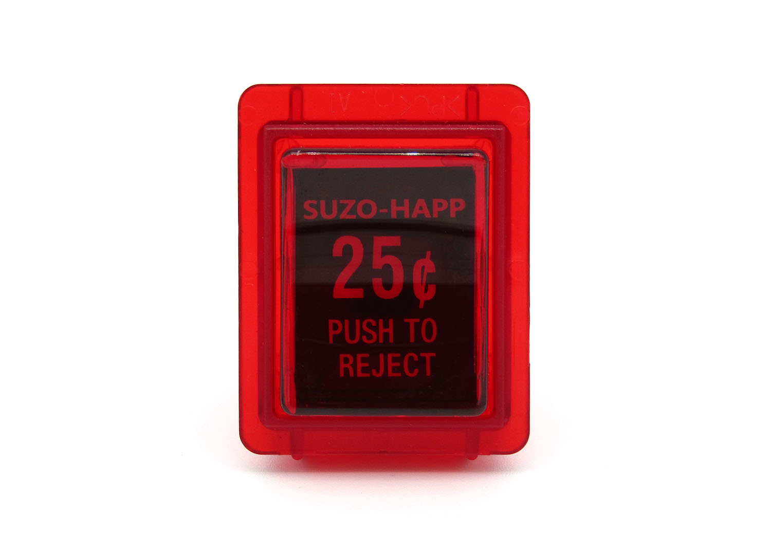 Suzo Happ 25c Push To Reject Button - Red